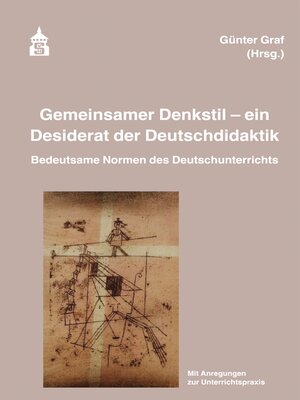 cover image of Gemeinsamer Denkstil--ein Desiderat der Deutschdidaktik